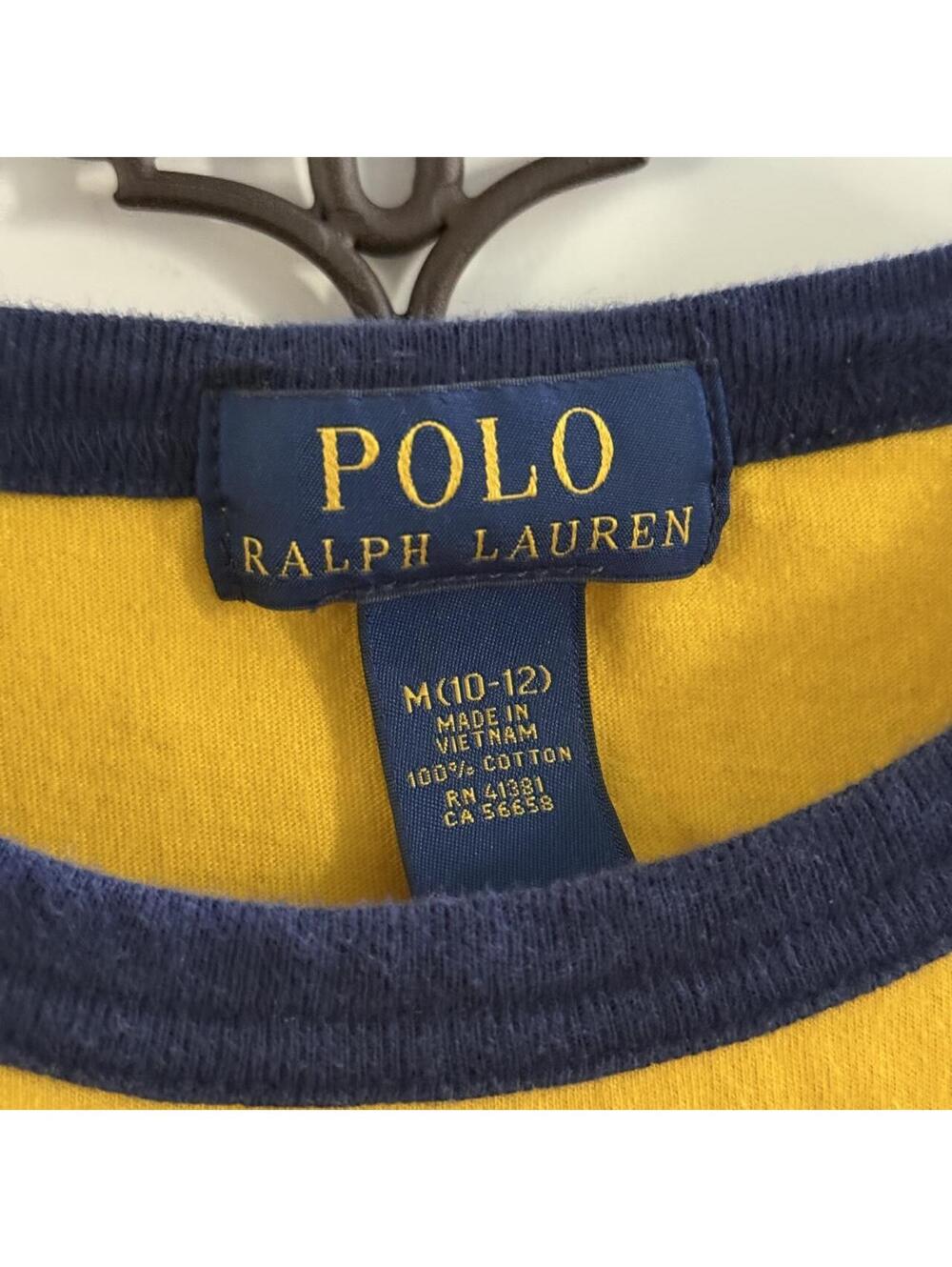 Polo Ralph Lauren 67 Ringer Baby Tee 💛 - Picture 3 of 8